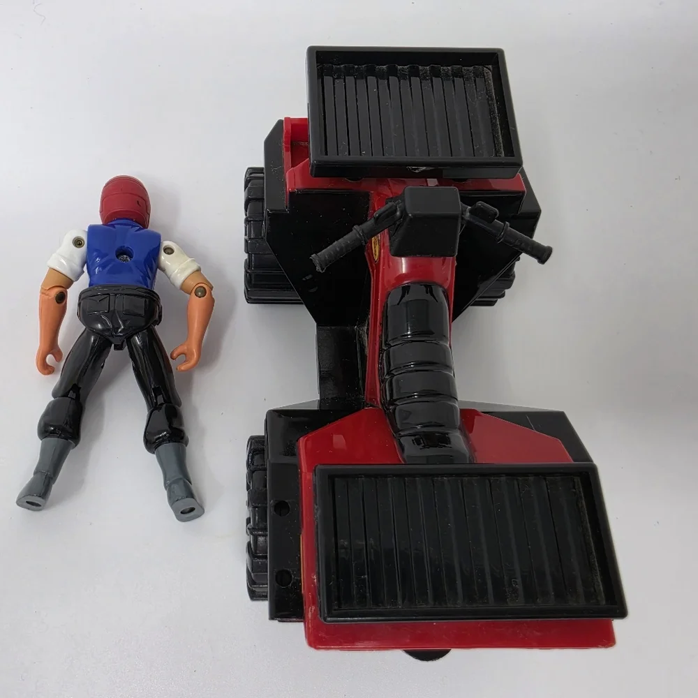 Tree House Kids Mighty Rigz Black & Red Bass Pro Shops ATV  4-Wheeler W/Driver